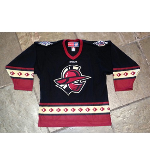 Custom ECHL Atlanta Gladiators Authentic Hockey Jersey Black